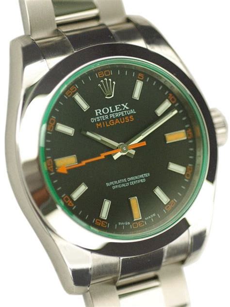 rolex milgauss vetro verde replica|rolex milgauss models.